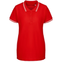 Рубашка поло женская Virma Stripes Lady, красная, размер L