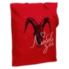Холщовая сумка «Любовь зла», красная (Изображение 1)