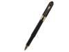 Ручка пластиковая шариковая «Monaco» (черный/золотистый) (Изображение 1)