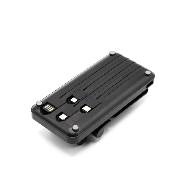 Внешний аккумулятор c подставкой для телефона Hold-Pro 10000mAh, черный (Изображение 5)