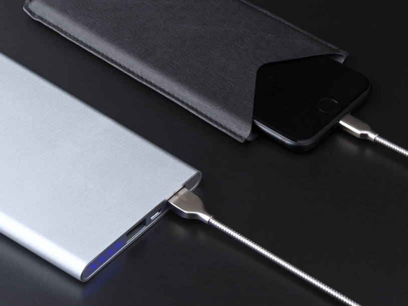 Внешний аккумулятор NEO AX100L, 10000 mAh (серебристый) 10000 mAh (Изображение 7)
