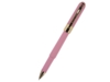 Ручка пластиковая шариковая «Monaco» (розовый/золотистый) (Изображение 1)