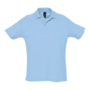 Рубашка поло мужская SUMMER II, голубой, S, 100% хлопок, 170 г/м2 (Изображение 1)