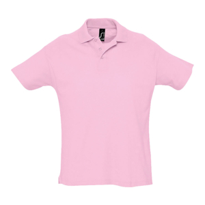 Рубашка поло мужская SUMMER II, розовый, M, 100% хлопок, 170 г/м2
