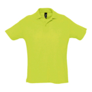 Рубашка поло мужская SUMMER II, зелёное яблоко, XL, 100% хлопок, 170 г/м2