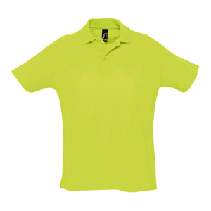 Рубашка поло мужская SUMMER II, зелёное яблоко, L, 100% хлопок, 170 г/м2