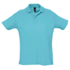 Рубашка поло мужская SUMMER II, бирюзовый, XS, 100% хлопок, 170 г/м2 (Изображение 1)