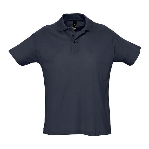 Рубашка поло мужская SUMMER II, тёмно-синий, 2XL, 100% хлопок, 170 г/м2 (Изображение 1)