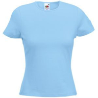 Футболка "Lady-Fit Crew Neck T"_L, 95% х/б, 5% эластан, 210 г/м2