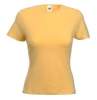 Футболка "Lady-Fit Crew Neck T", песочный_XS, 95% х/б, 5% эластан, 210 г/м2 (Изображение 1)