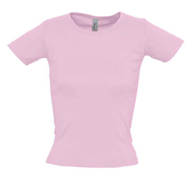 Футболка "Lady O", розовая_2XL, 100% х/б, 220 г/м2 (Изображение 1)
