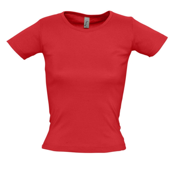 Футболка "Lady O", красная_XL, 100% х/б, 220 г/м2 (Изображение 1)