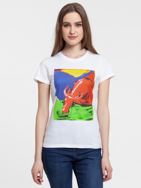 Футболка женская Toro, белая, размер XL (Изображение 1)