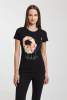 Футболка женская Feel The Beat, черная, размер M (Изображение 1)