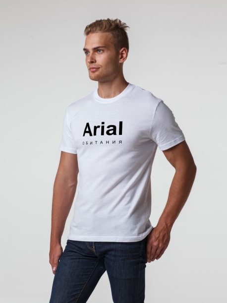 Футболка Arial обитания, белая, размер L (Изображение 1)