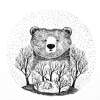 Футболка женская Bear, белая, размер XL (Изображение 5)
