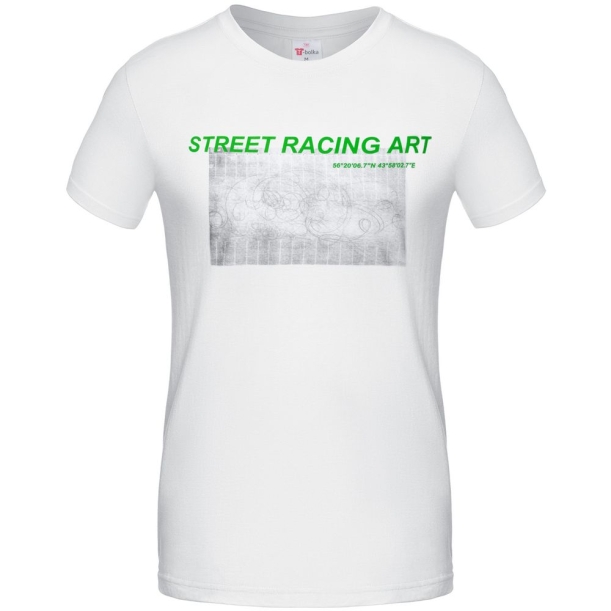 Футболка Street Racing Art, белая, размер XXL (Изображение 2)