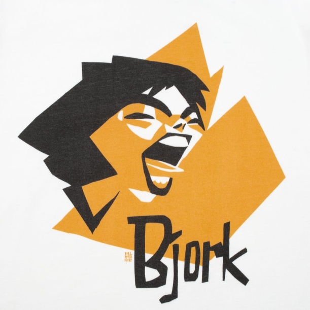 Футболка женская «Меламед. Bjork», белая, размер XL (Изображение 3)