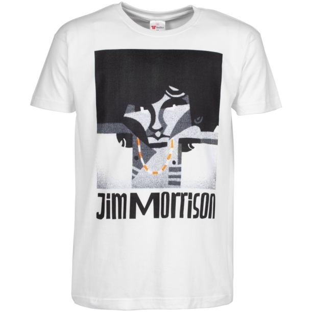 Футболка «Меламед. Jim Morrison», белая, размер XL (Изображение 2)