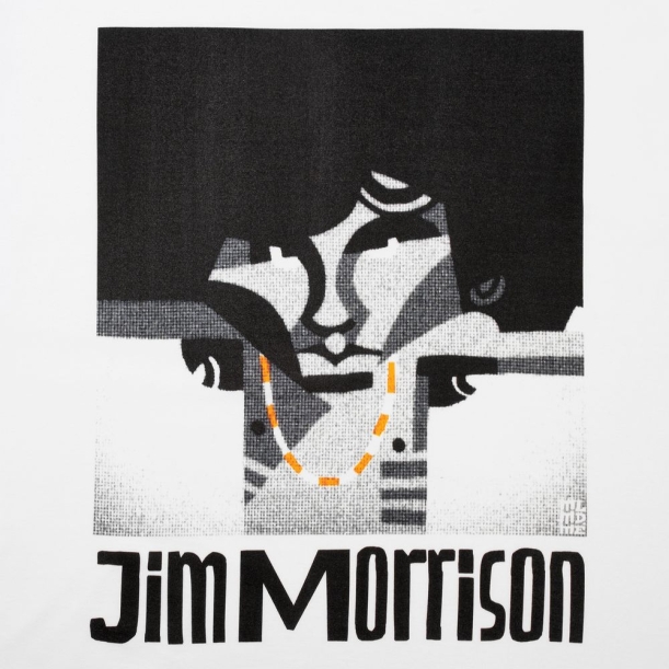Футболка «Меламед. Jim Morrison», белая, размер XL (Изображение 4)