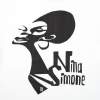 Футболка женская «Меламед. Nina Simone», белая, размер M (Изображение 3)