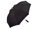 Зонт-трость Alu с деталями из прочного алюминия (черный) 