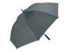Зонт-трость Shelter c большим куполом (серый)  (Изображение 1)