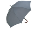 Зонт-трость Fop с деревянной ручкой (серый) 