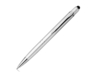 Ручка-стилус металлическая шариковая (серебристый)  (Изображение 1)