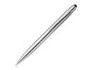 Ручка-стилус металлическая шариковая (серебристый) 