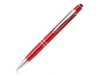 Ручка-стилус металлическая шариковая (красный)  (Изображение 1)