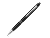 Ручка-стилус металлическая шариковая (черный)  (Изображение 1)