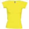 Футболка женская с глубоким вырезом Melrose 150 лимонно-желтая, размер S (Изображение 1)