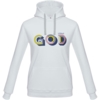 Толстовка с капюшоном «Новый GOD», белая, размер XS (Изображение 3)