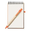 Блокнот с ручкой (оранжевый) (Изображение 3)