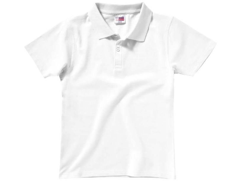 Рубашка поло First детская (белый) 8 (Изображение 4)
