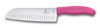 Нож сантоку VICTORINOX SwissClassic, рифлёное лезвие 17 см, розовый, в картонном блистере (Изображение 1)