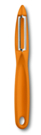 Овощечистка VICTORINOX универсальная, двустороннее зубчатое лезвие, оранжевая рукоять