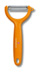 Нож для чистки томатов и киви VICTORINOX, двусторонее зубчатое лезвие, оранжевая рукоять (Изображение 1)