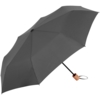 Зонт складной OkoBrella, серый (Изображение 1)