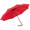 Зонт складной OkoBrella, красный (Изображение 2)