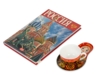 Набор Моя Россия: чайно-кофейная пара Матрешка, хохлома и книга Россия на русском языке (Изображение 1)
