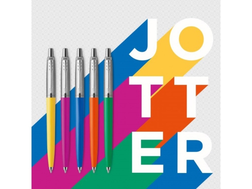 Ручка шариковая Parker Jotter Originals Yellow Chrome CT (Изображение 13)