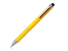 Ручка-стилус металлическая шариковая (желтый)  (Изображение 1)