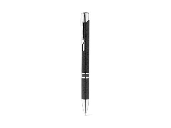 Ручка шариковая BETA WHEAT (черный/серебристый) 