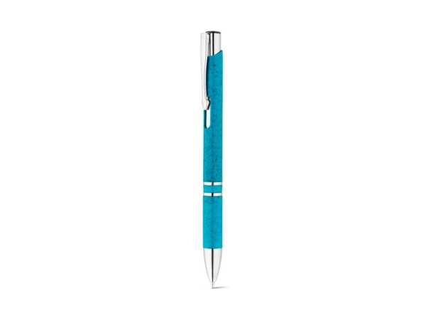 Ручка шариковая BETA WHEAT (голубой/серебристый) 