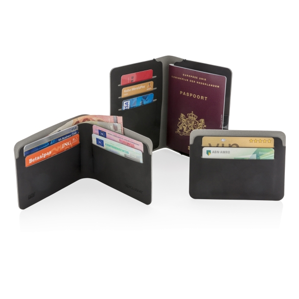 Держатель для карт Quebec RFID с защитой от сканирования RFID, черный (Изображение 12)