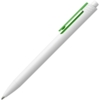 Ручка шариковая Rush Special, бело-зеленая (Изображение 3)