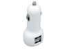 Автомобильная зарядка на 2 USB порта (белый)  (Изображение 3)