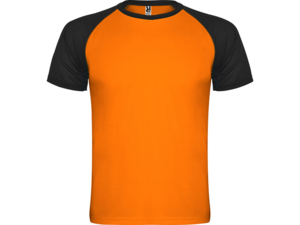 Спортивная футболка Indianapolis детская (черный/неоновый оранжевый) 8